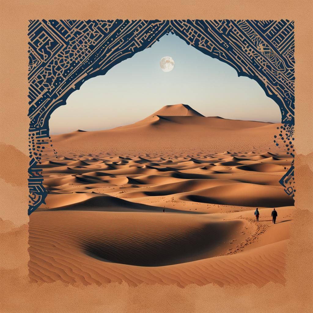 Surreal Desert Meeting of Dreamers