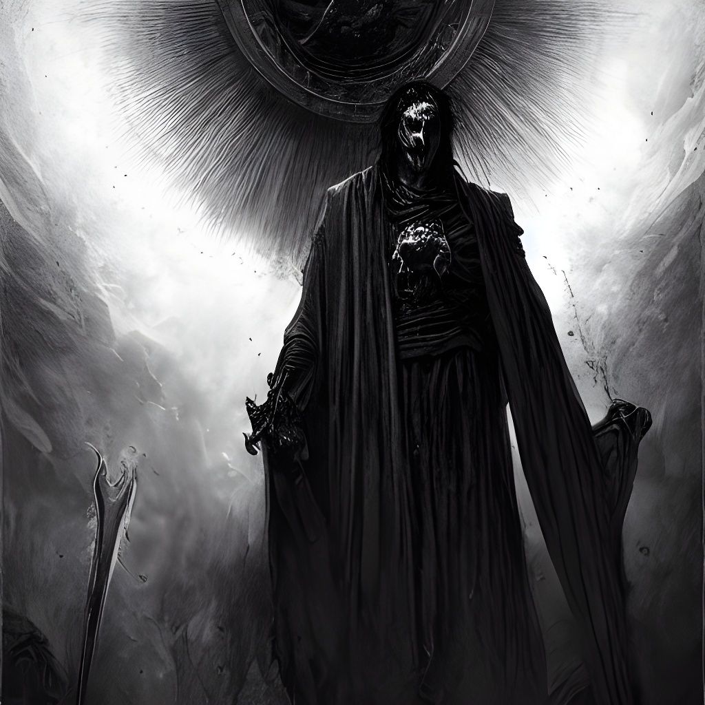 Asmodeus: Prince of Demons in Dark Horror Style