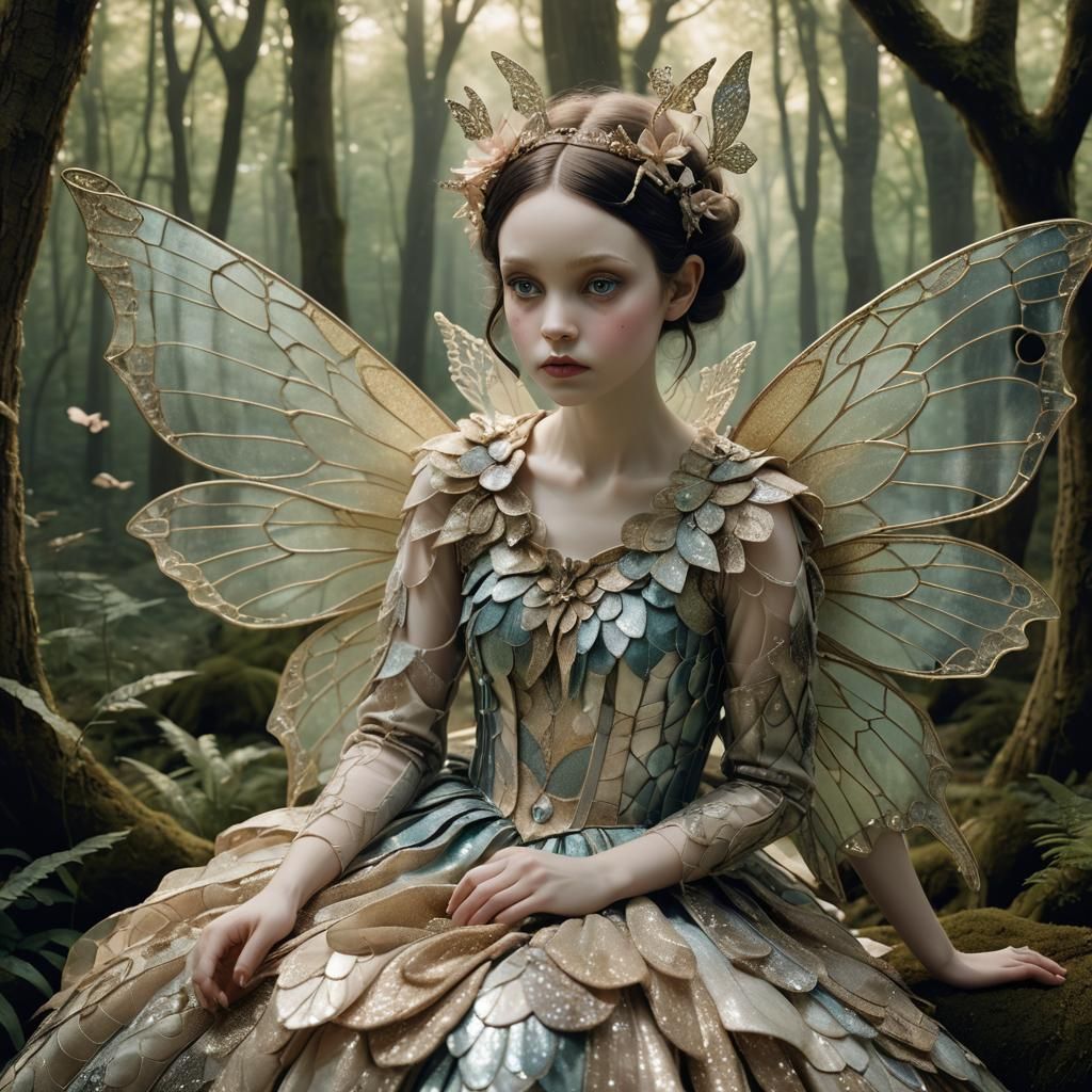 Fairy in Enchanted Woods: Soft Surrealism