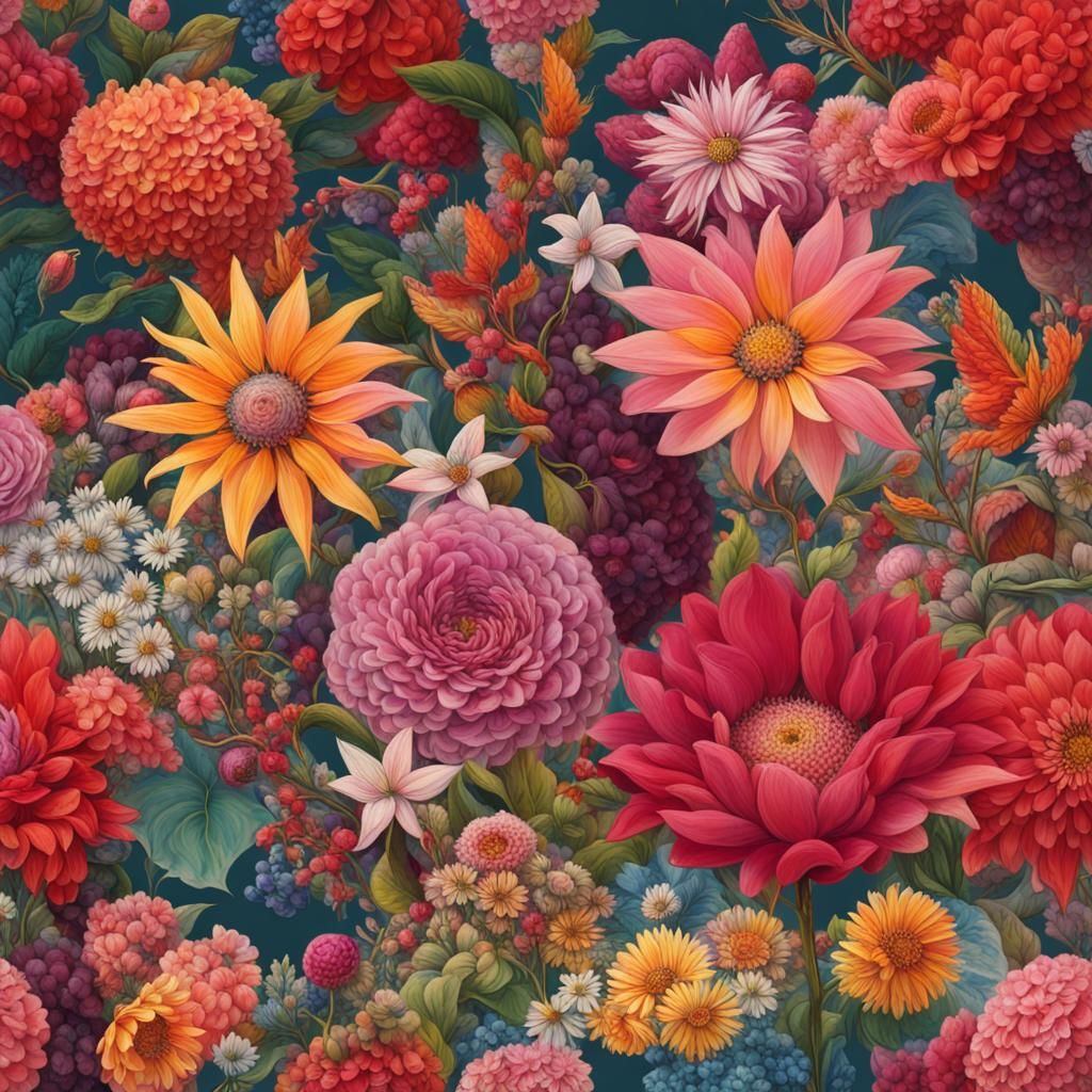 Maximalist Floral Abundance