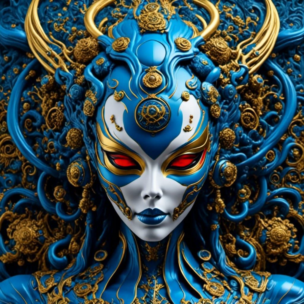 Carnivorous Carnival in Marble Texture