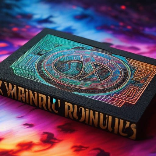 Epic Magic Runes Carved in Wood