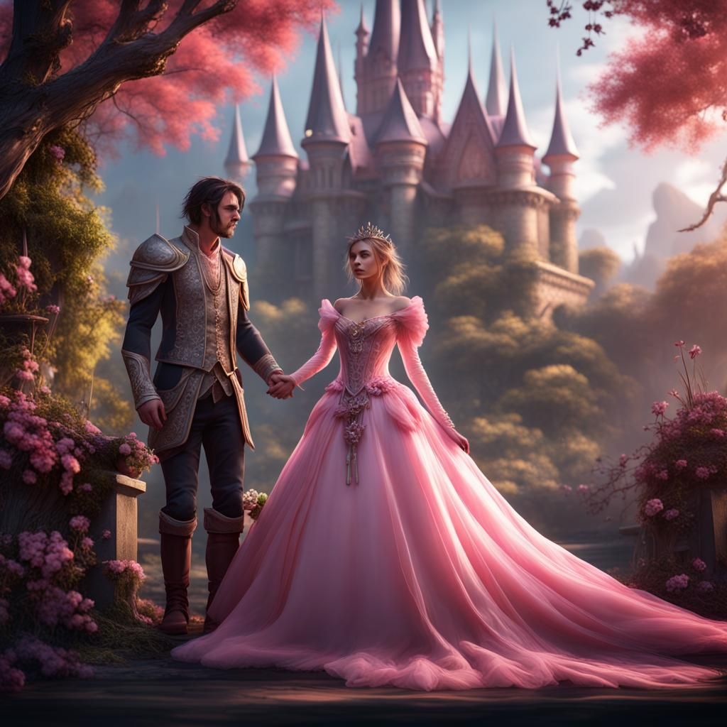 Fantasy Princess Wedding in Detailed Matte Painting