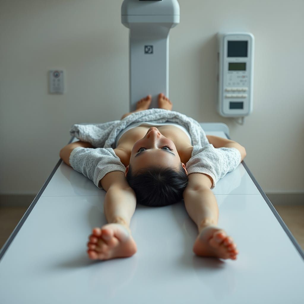 Photorealistic Hospital X-Ray Scene in Documentary Style