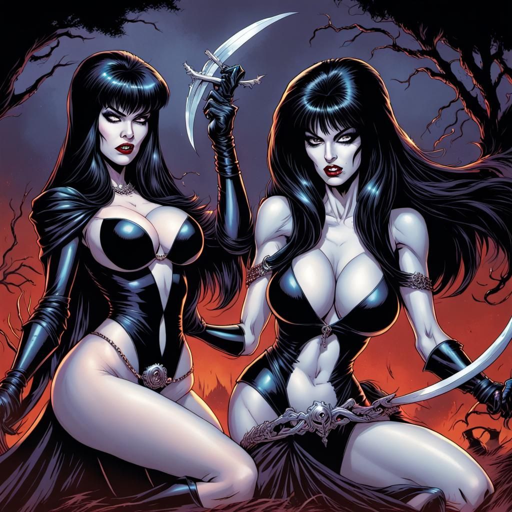 Elvira vs lady death