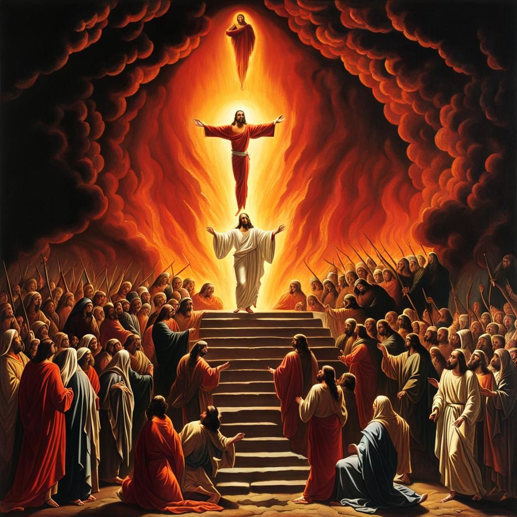 Jesus Christ's Descent Into Hell Depiction