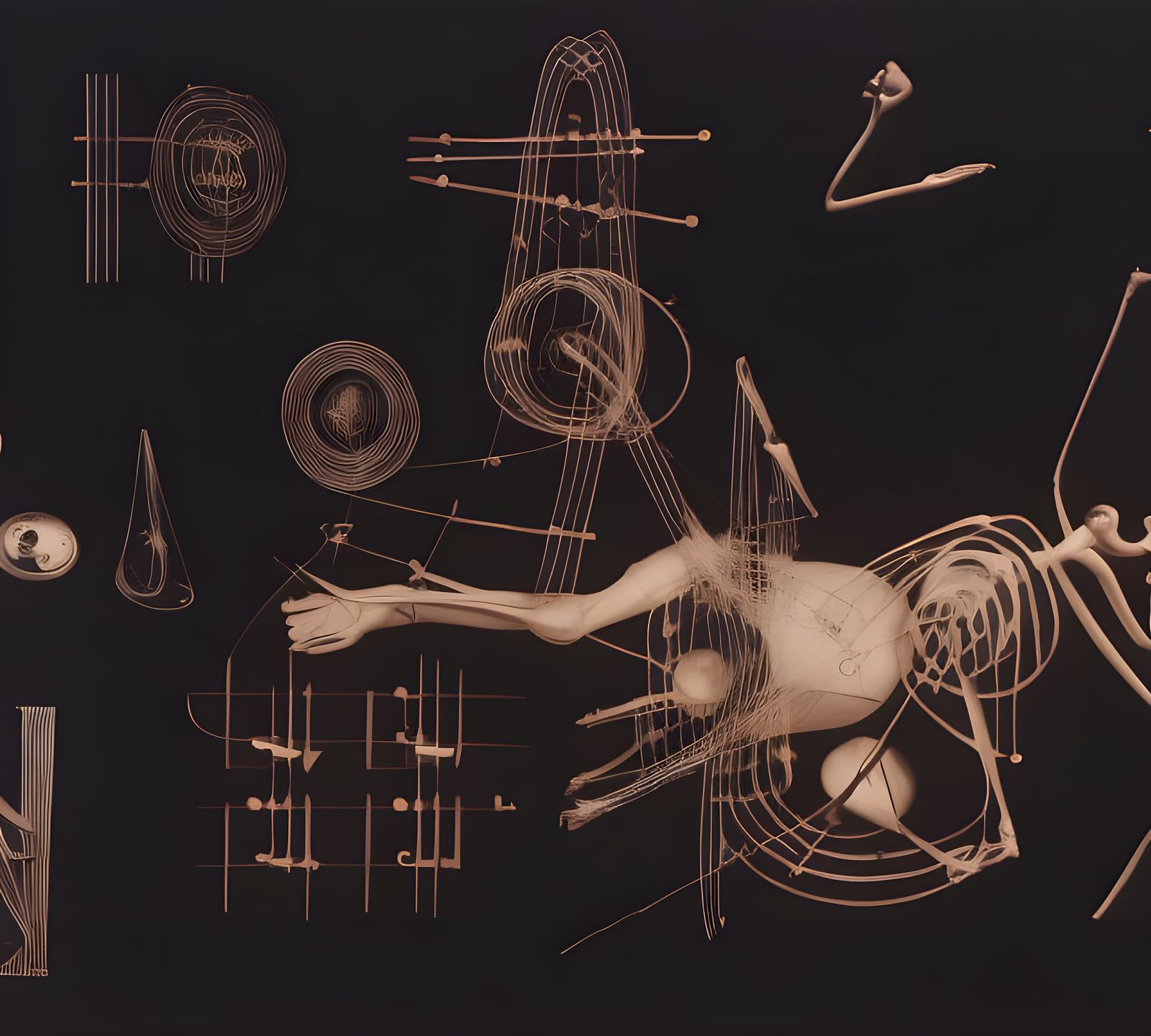 Diagrammatic Music Notation in Dieselpunk Style