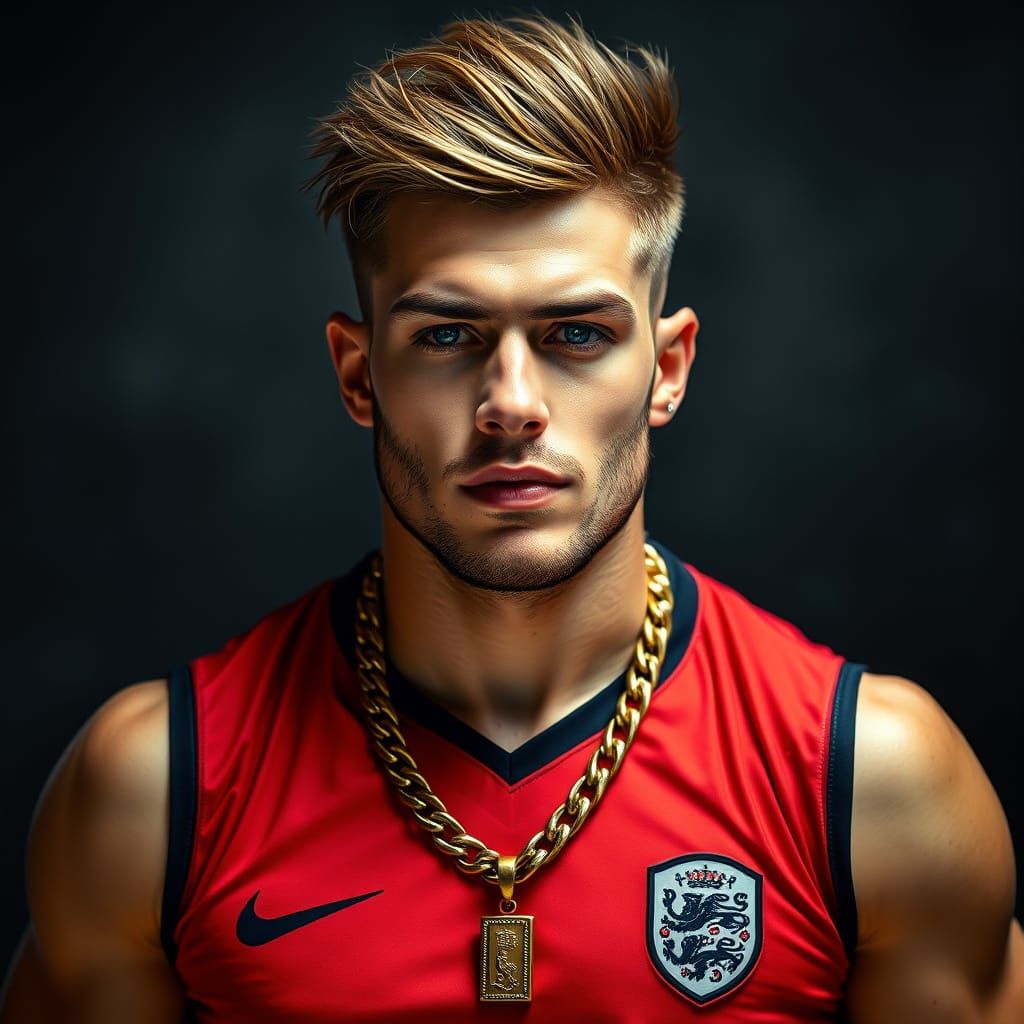 Rugged British Chav in Hyper-Realistic Portrait Style