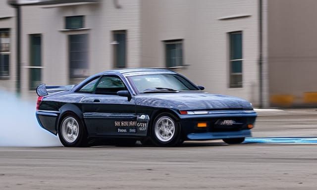 Car Drifting at High Speed