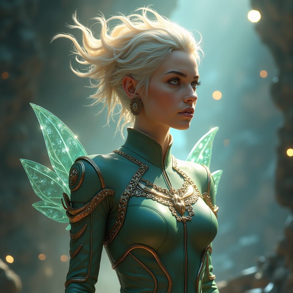 Fairy in Starfleet Uniform Concept Art