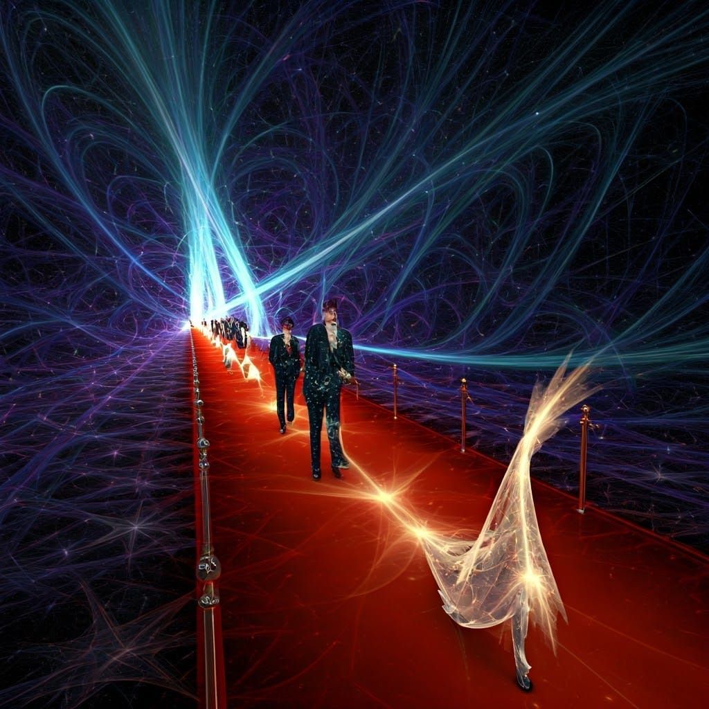 Fractal celebrities on the red carpet for the Fractal  Award...