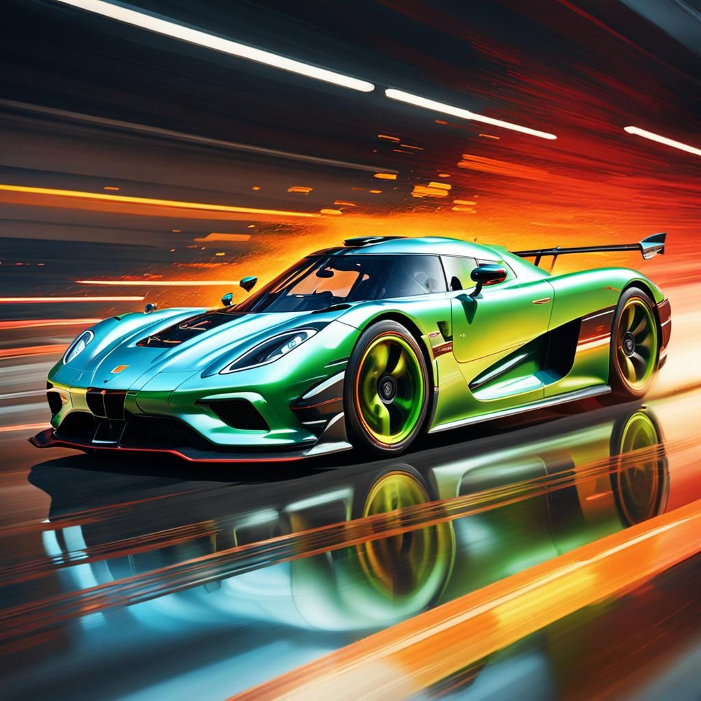 Koenigsegg Jesko Absolut at Supersonic Speed