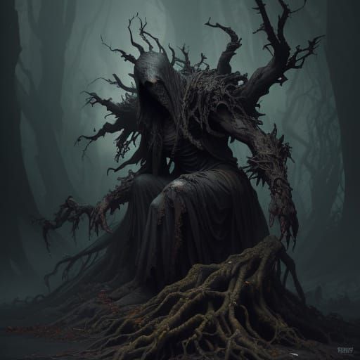 Ethereal Horror Concept Art in Greg Rutkowski Style