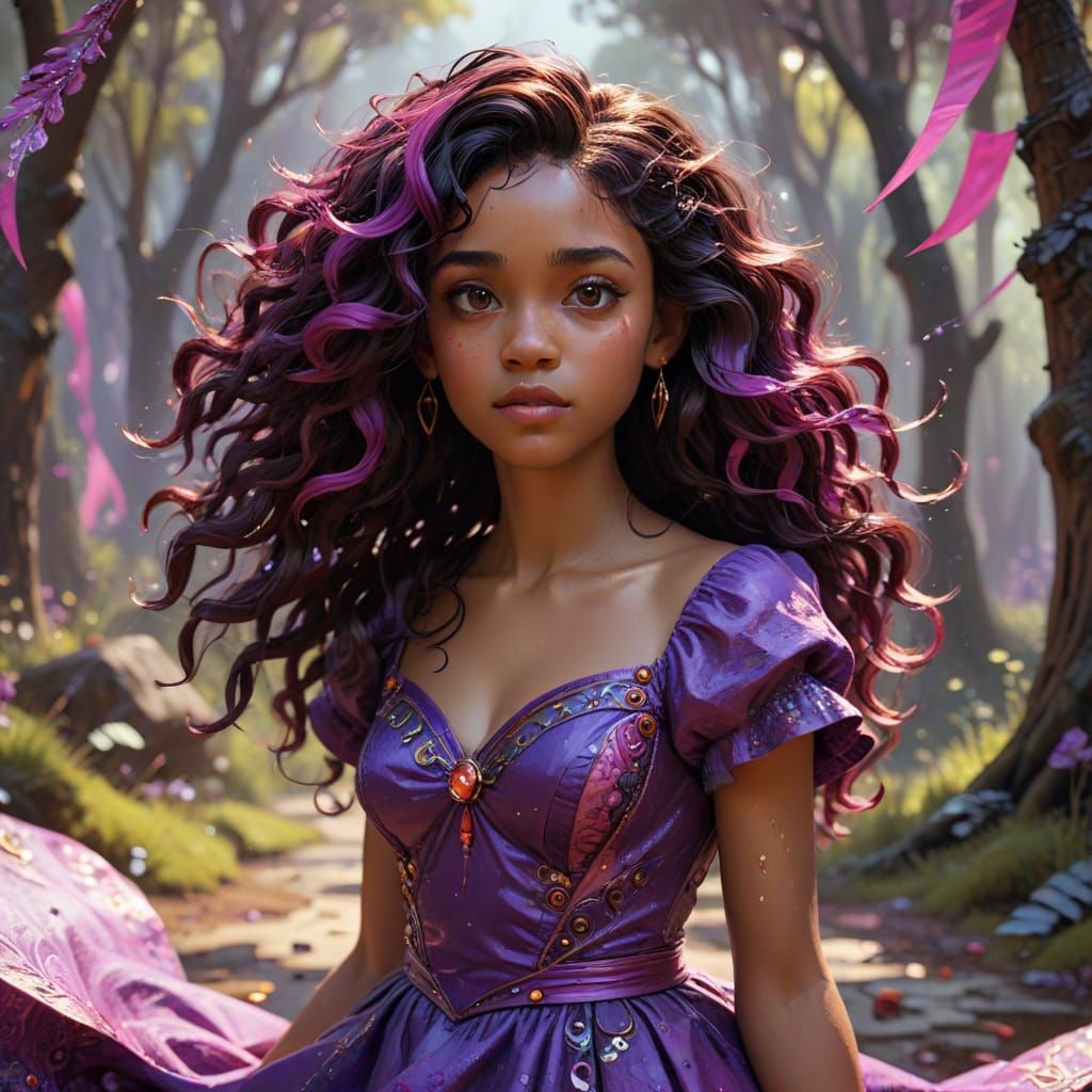 Glittering Teen Dances in Candyland Forest