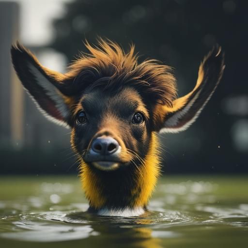 Intense Portrait in the Style of Street Photography