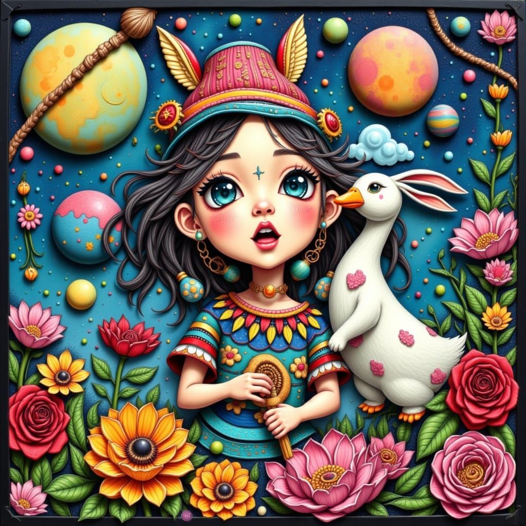 Vibrant Bohemian Dreamscapes in Digital Art