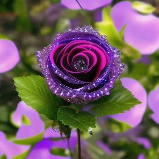 Purple rose