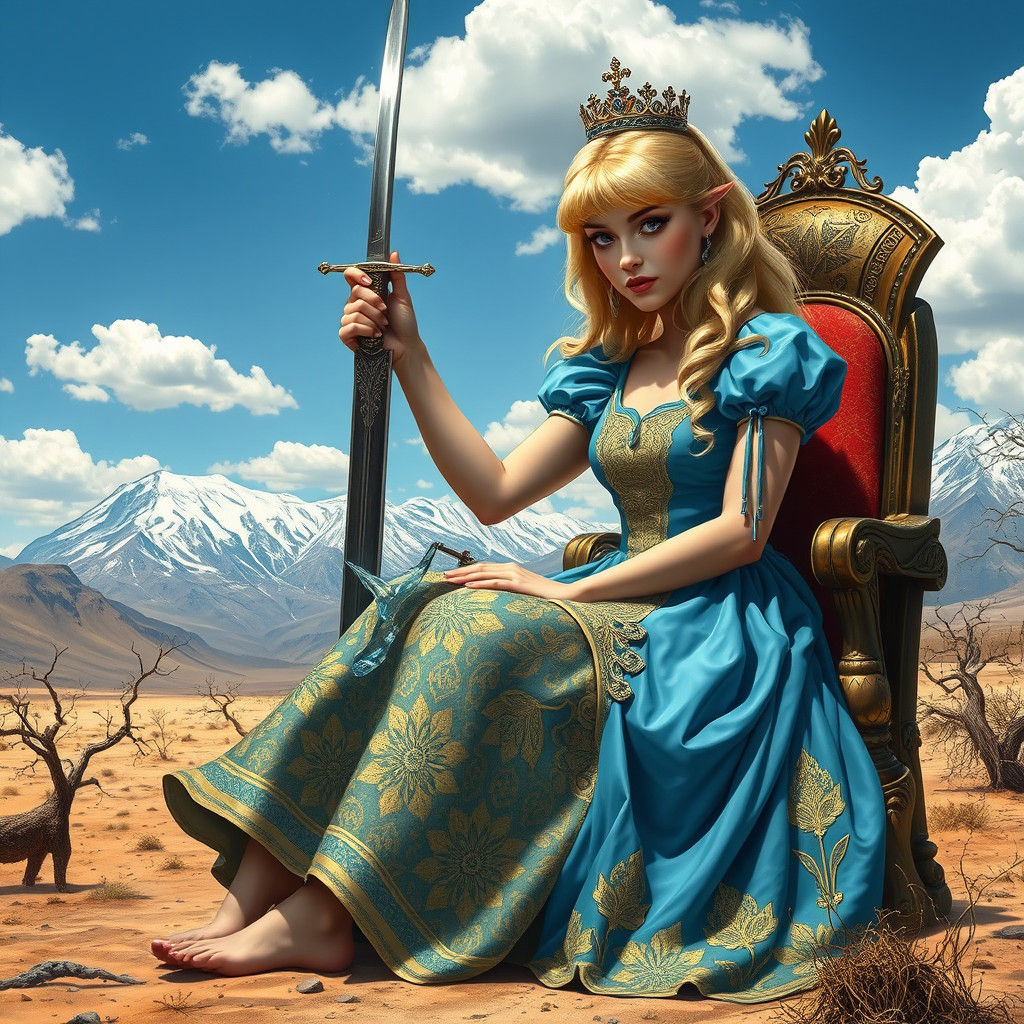 Alice in Barren Land: Splash Art Style