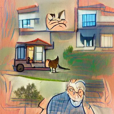 Grumpy Old Man Finds Friendship Next Door