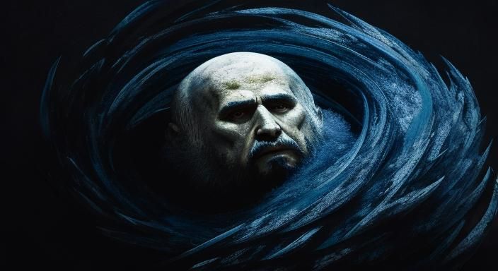 Surreal Snowflakes Swirling Around Rubens Queen