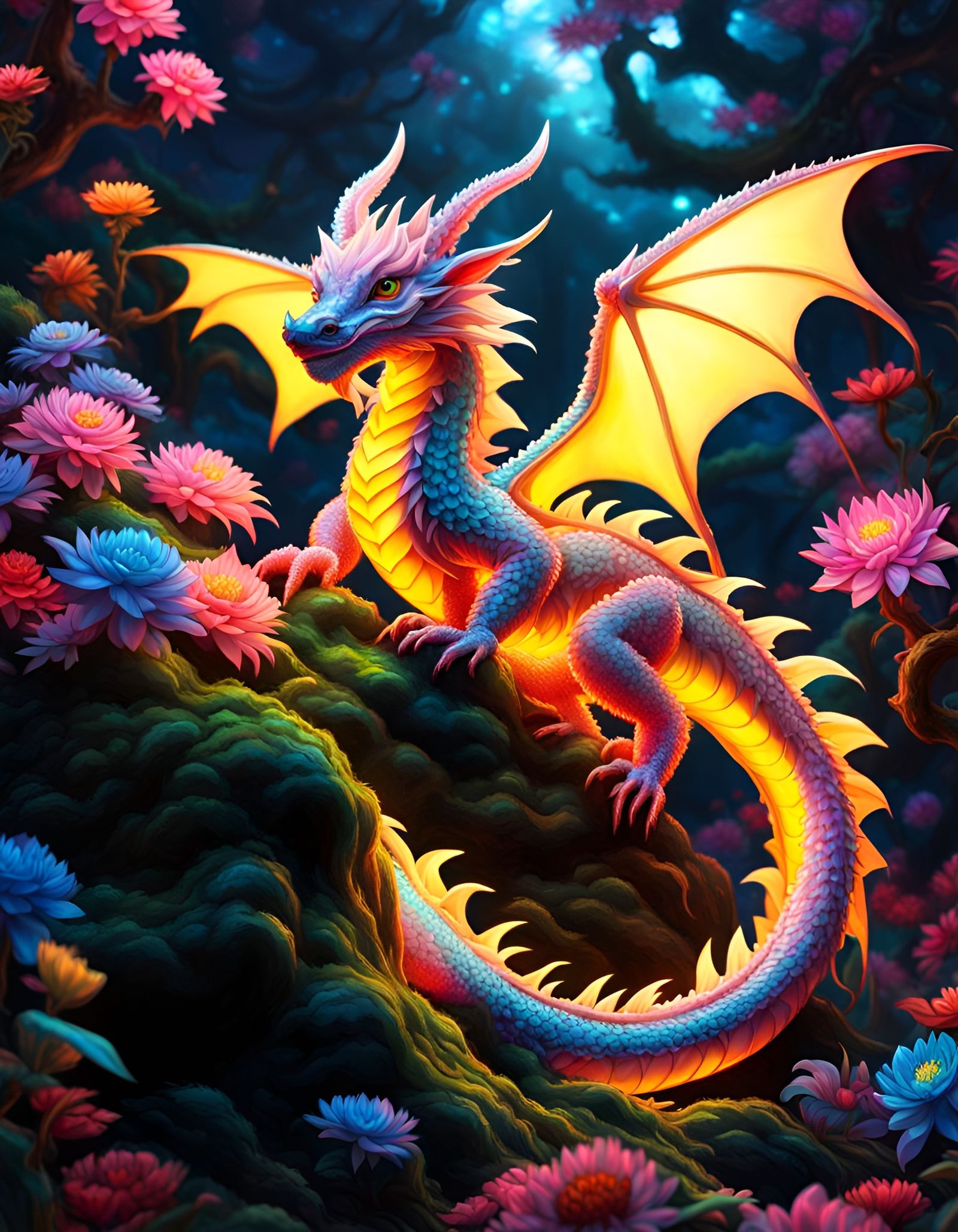 Flower 🌼 Fairy Dragon