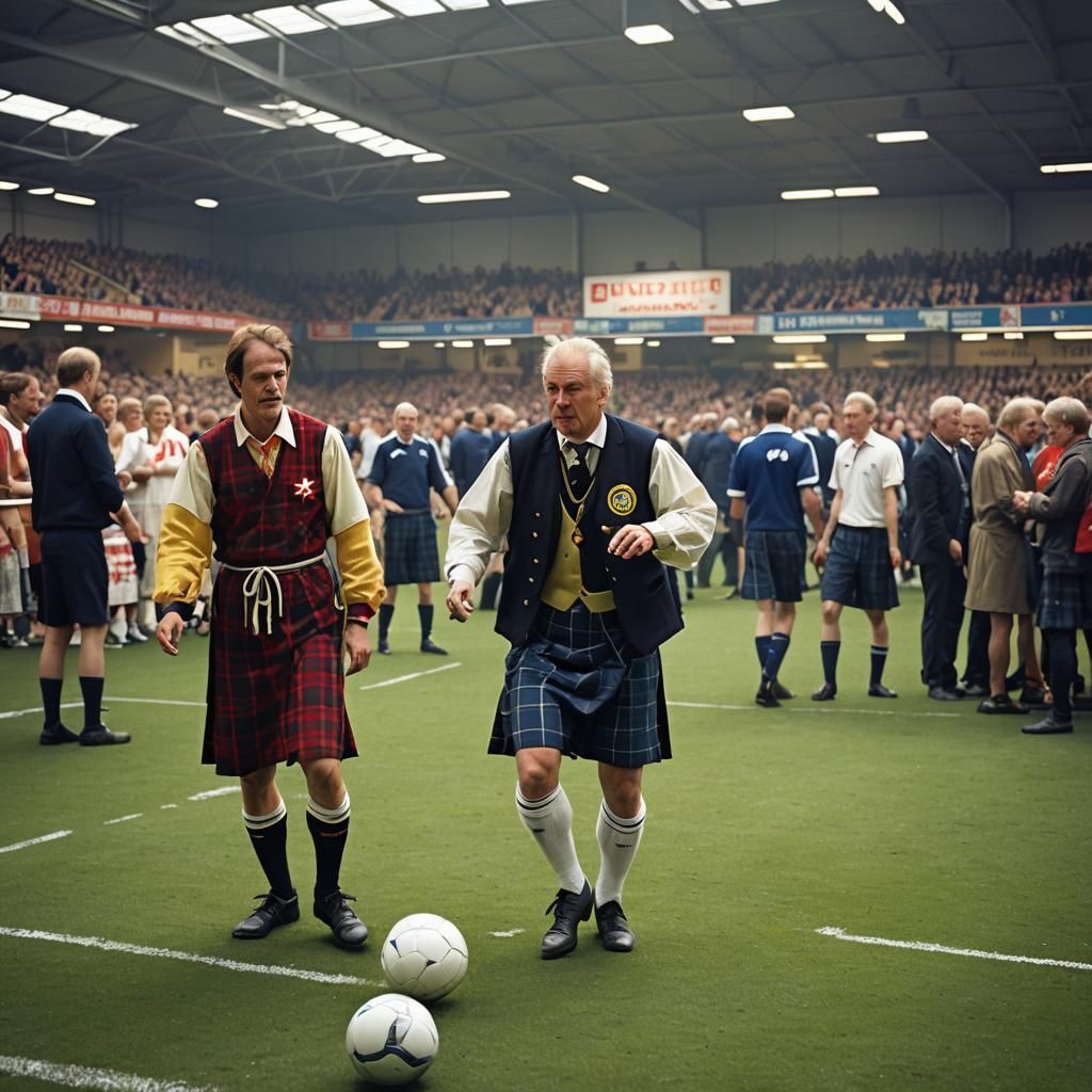 Scotland vs Switzerland: Football in a Supermarket