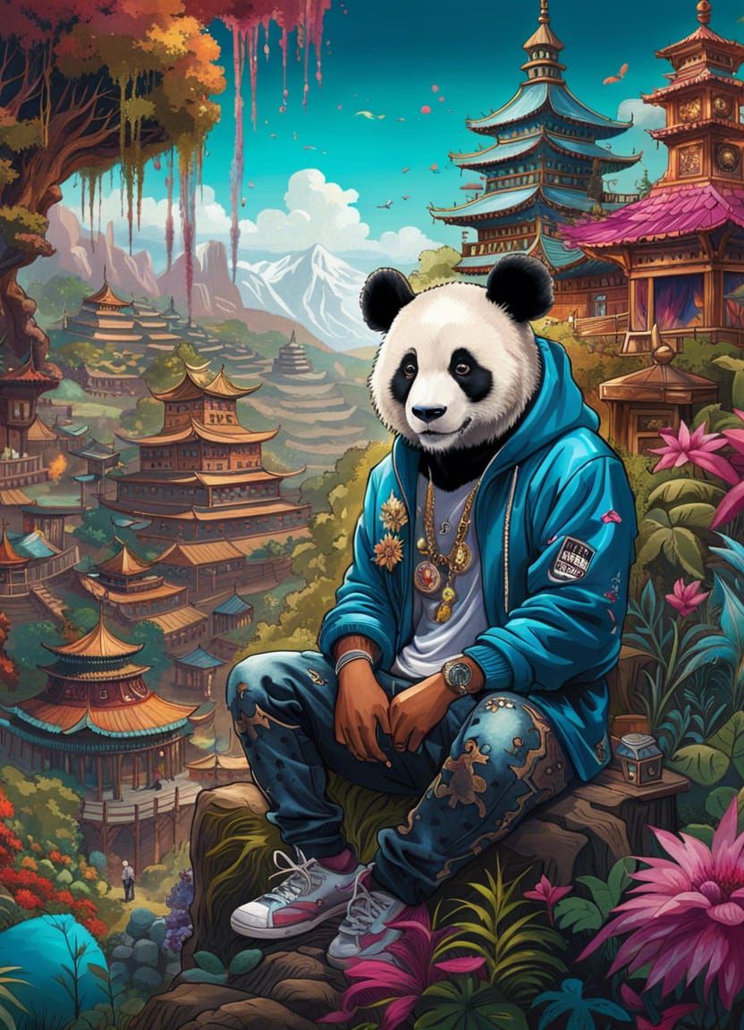 Rapper Cool Panda