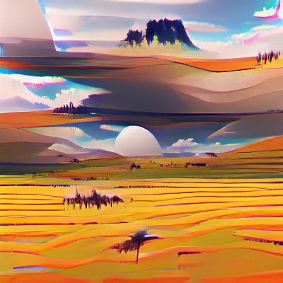Vast Open Plains Landscape