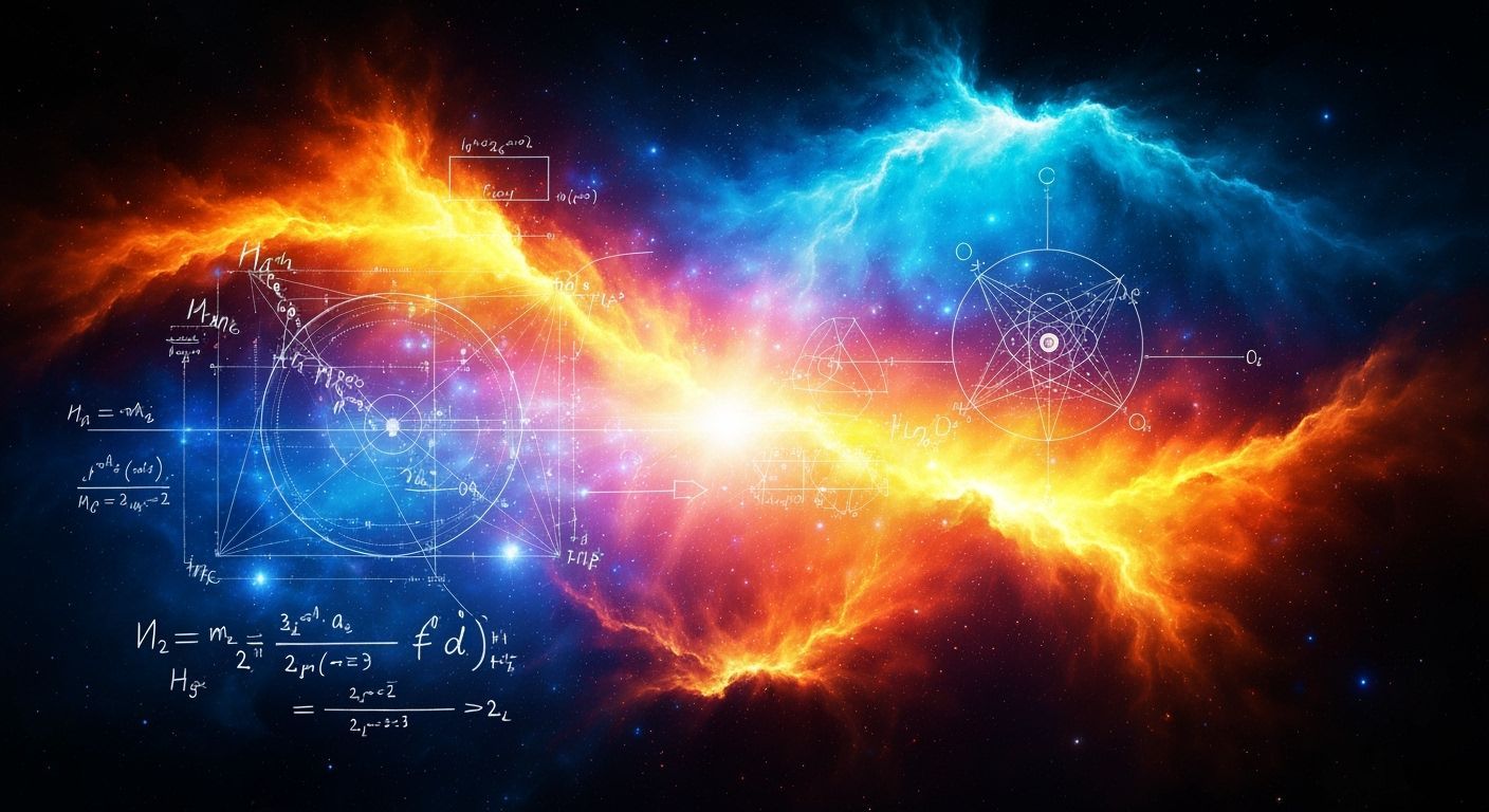 Abstract Scientific Discovery in Digital Painting Style