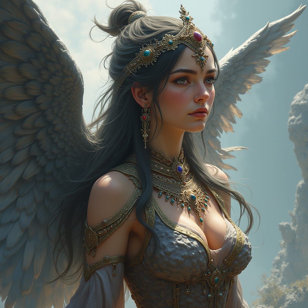 Goddess Fusion: Shiva, Freya, and Valkyrie Wings