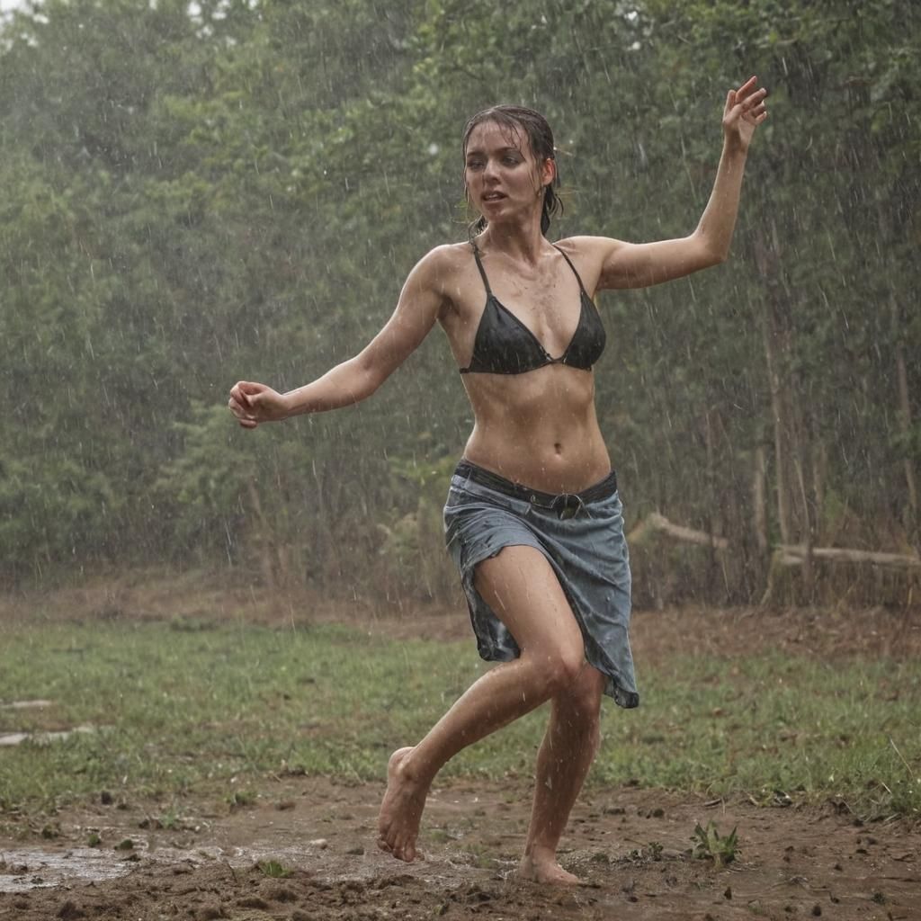 Minimalist Raindance Illustration