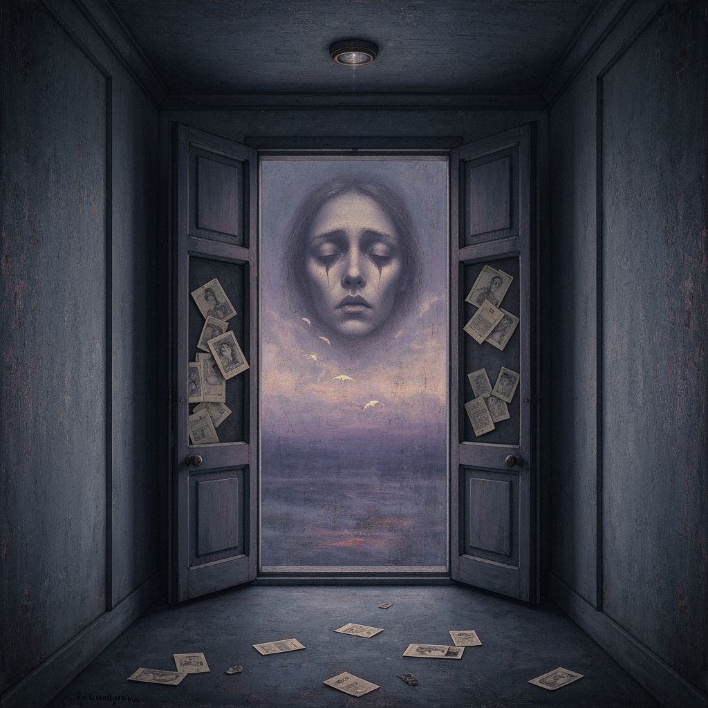 Melancholic Interior Landscape in Victorian Style