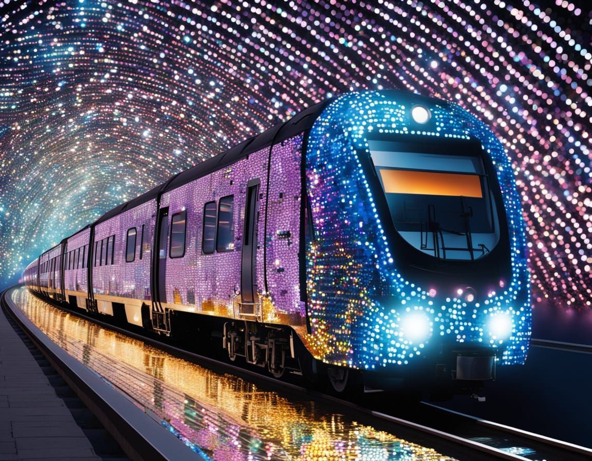 Shimmering Sequin City Express