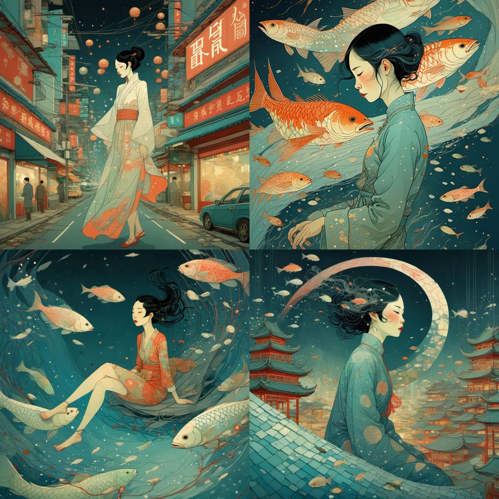 Detailed Illustration in a Golden Age Style