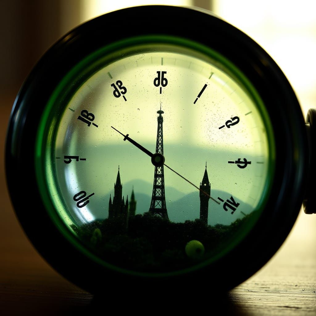 Time in a Bottle: Conceptual AI Art