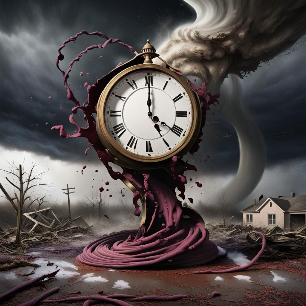 Paint Tornado Devastates Landscape