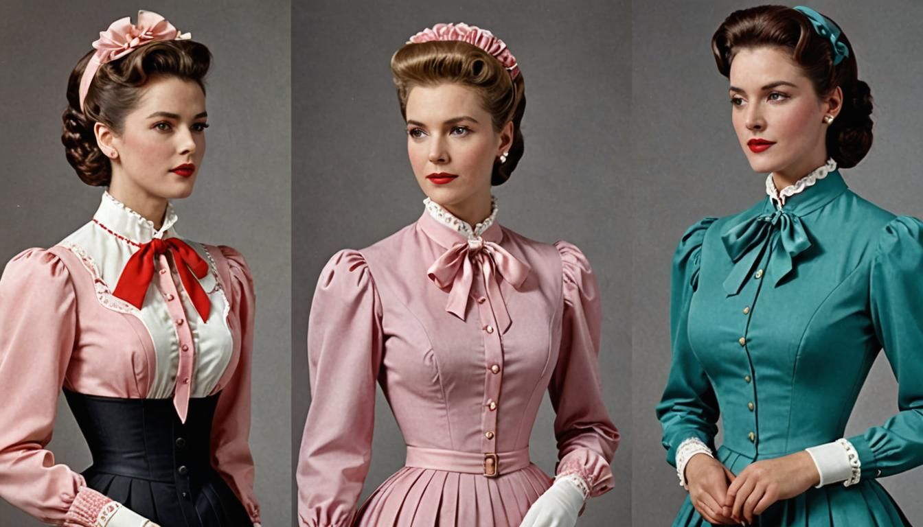 Formally Dressed Women with Hourglass Figures