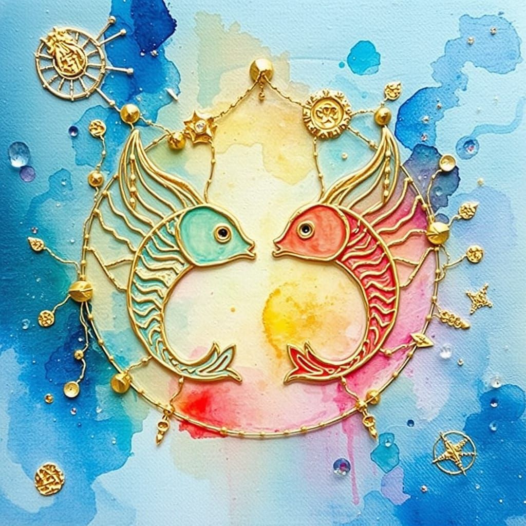 Dreamlike Goldenpunk Scene with Whimsical Circuit Diagram