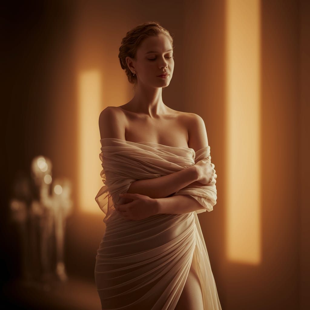 Serene Beauty in Ethereal Light