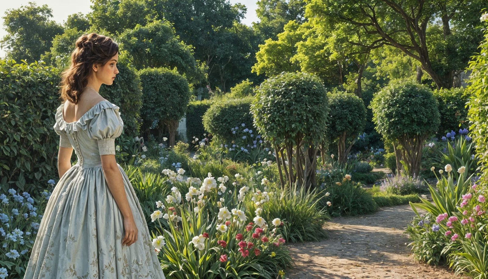 Edward Scissorhands' Garden in Victorian Style