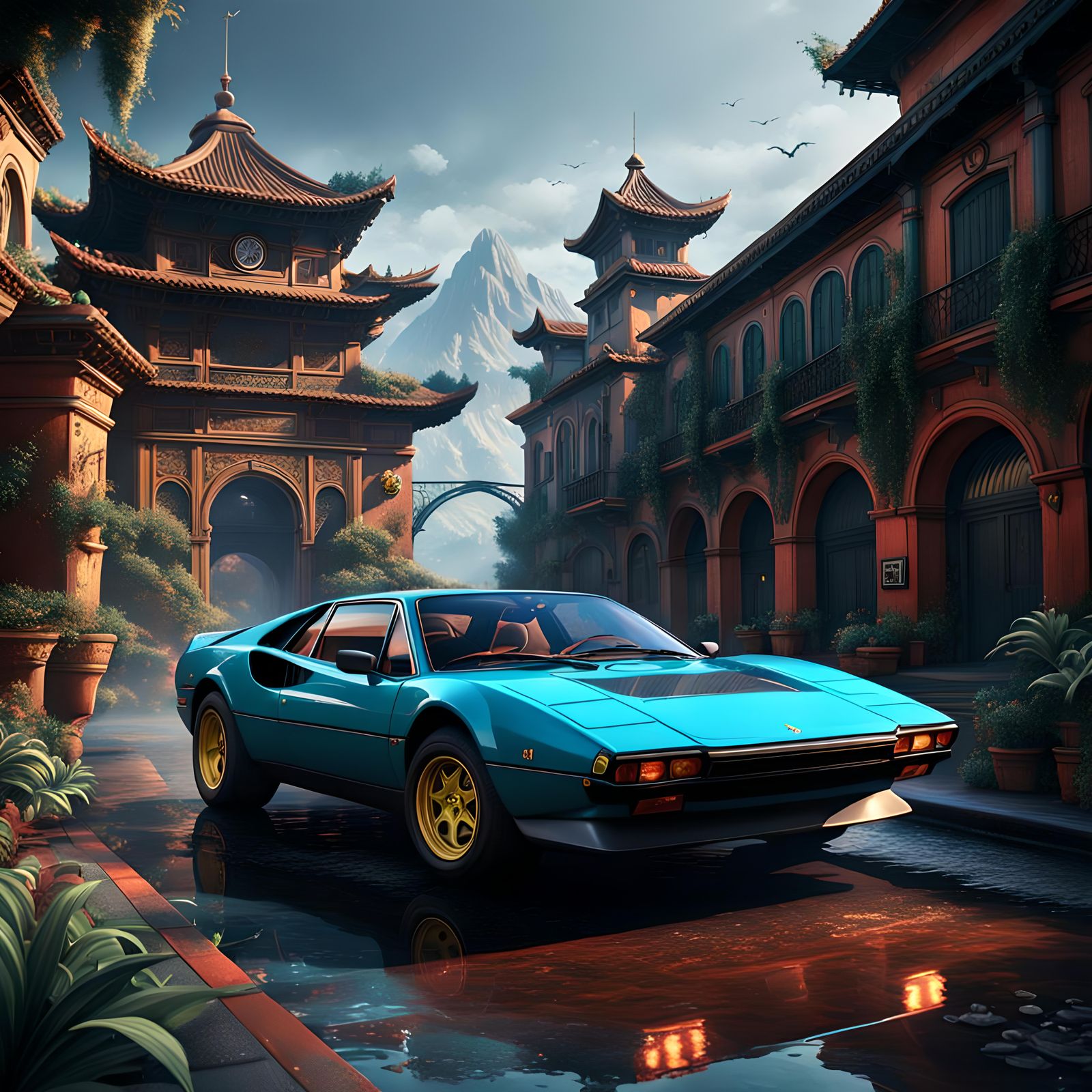 Ferrari 308 gtb blue