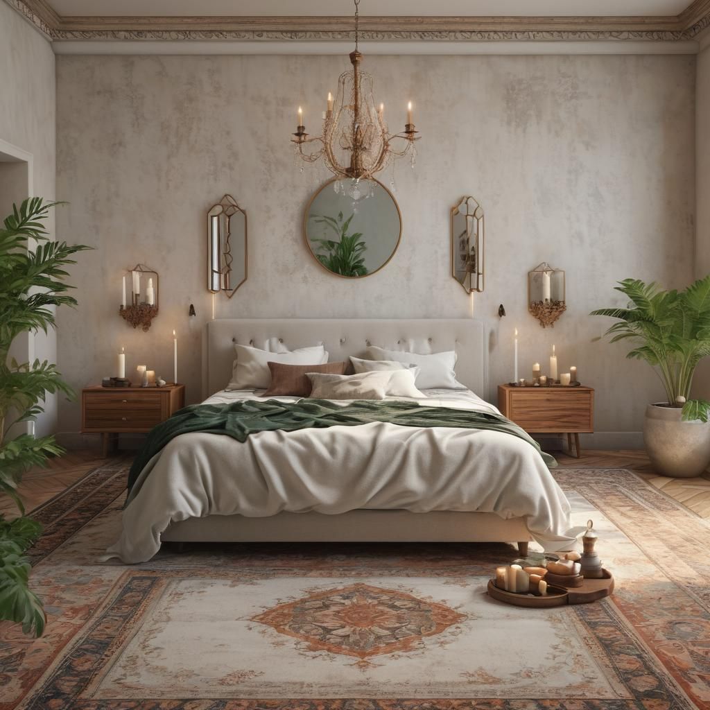 Minimalist Room with Cozy Reading Nook