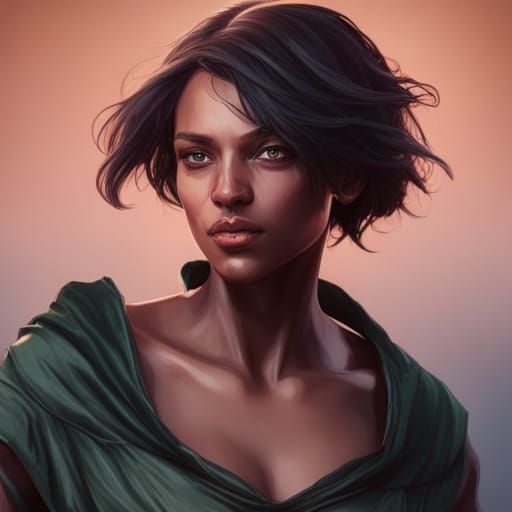 Detailed Portrait in Unreal Engine 5 Style