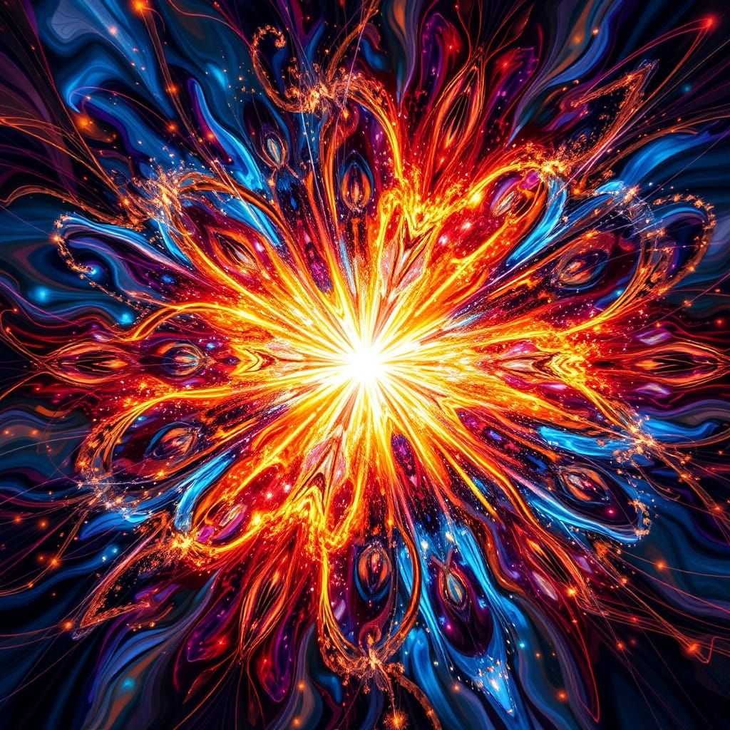 Ethereal Symphony of Light and Color