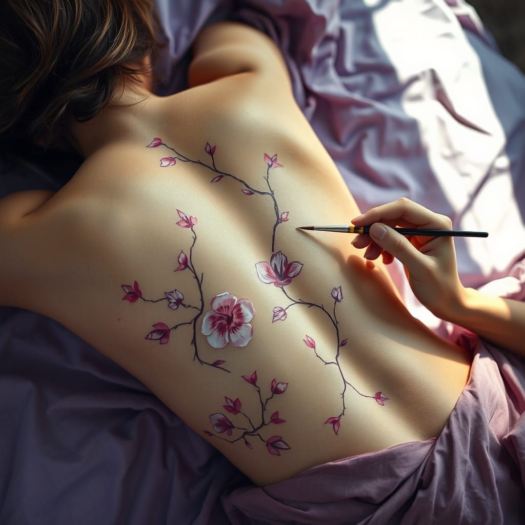 Soft Focus Fine Art Portrait in French Impressionist Style