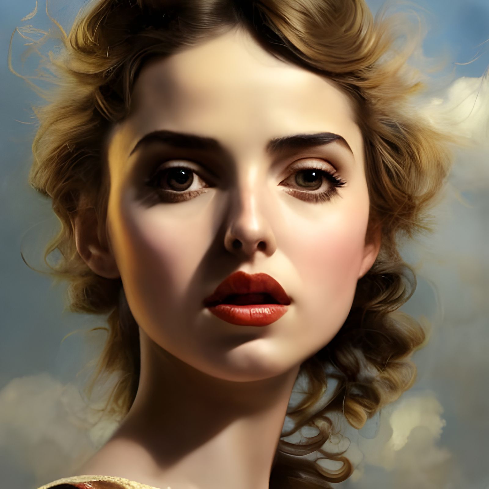 Ana de Armas Portrait in Hyperrealistic Style