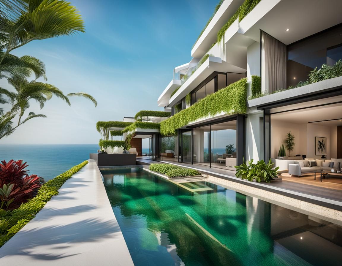 Ultramodern House with Ocean View, Professional Photography
