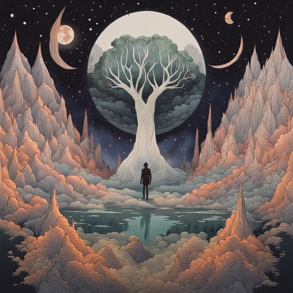 Dystopian World Order: A Surreal AI Vision