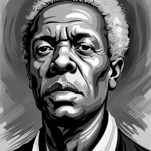 Powerful Portrait: Black Man's Mental State