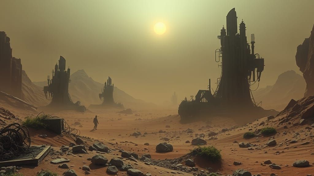 Abandoned Planet on the Brink of Eternal Twilight